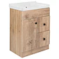 Mueble Vanitorio + Cubierta de Loza Relieve Super Muebles BPA60AWF (60x40x80cm) - Miniatura 2