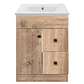 Mueble Vanitorio + Cubierta de Loza Plana Super Muebles BPA60CWP (60x40x80cm) - Miniatura 1