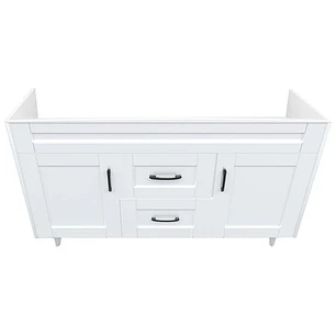 Mueble Vanitorio Base Sin Cubierta Málaga SMD120SK Blanco (120x45x80cm)