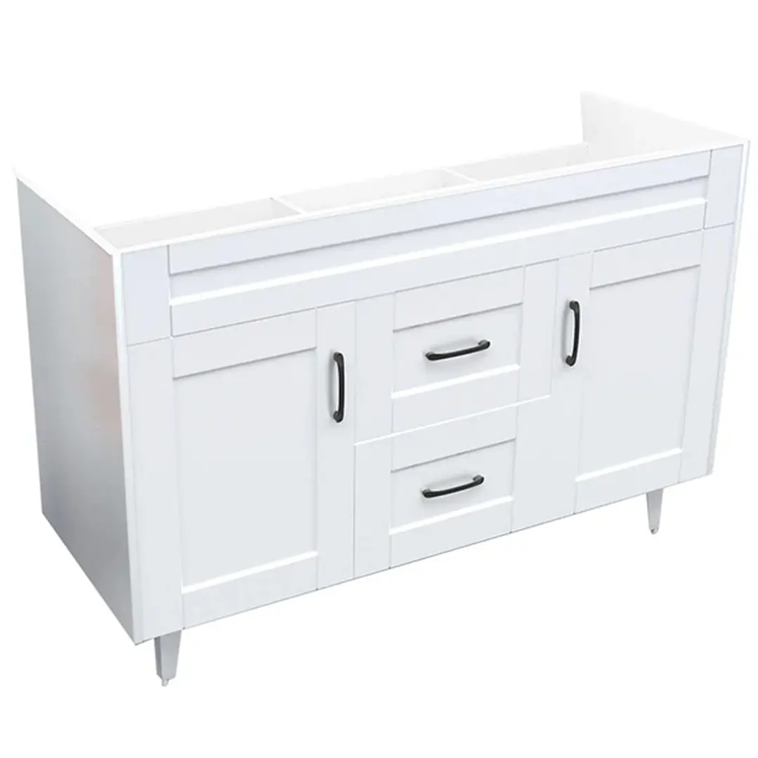 Mueble Vanitorio Base Sin Cubierta Málaga SMD120SK Blanco (120x45x80cm) 3