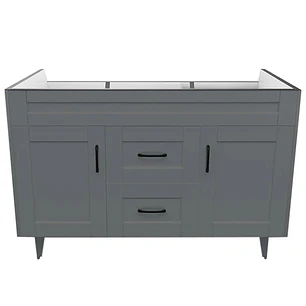 Mueble Vanitorio Base Sin Cubierta Málaga SMD120SK Gris (120x45x80cm)