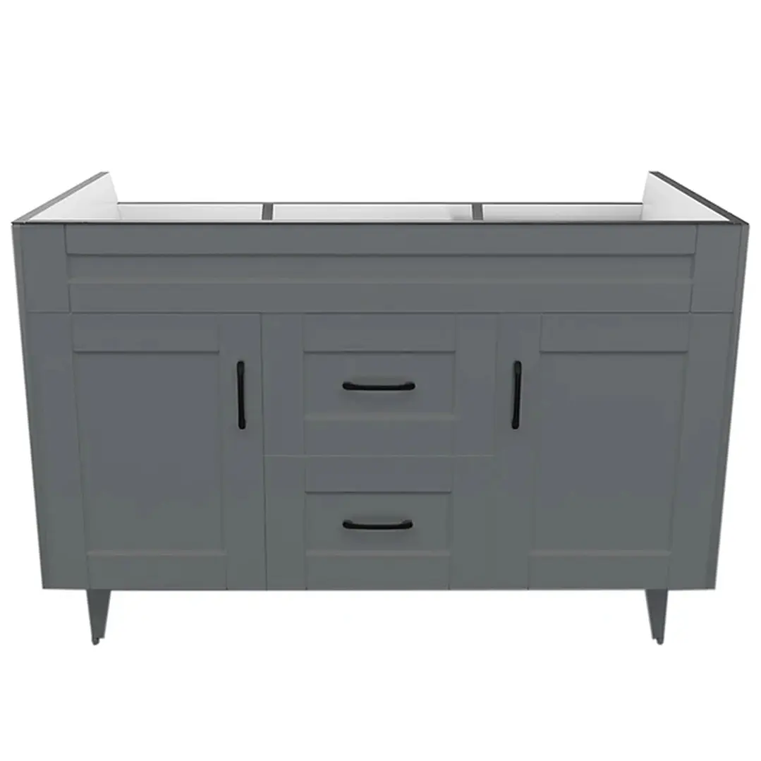 Mueble Vanitorio Base Sin Cubierta Málaga SMD120SK Gris (120x45x80cm) 1