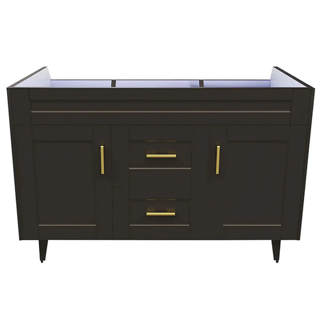 Mueble Vanitorio Base Sin Cubierta Málaga SMD120SK Café (120x45x80cm) 1