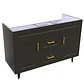 Mueble Vanitorio Base Sin Cubierta Málaga SMD120SK Café (120x45x80cm) - Miniatura 3