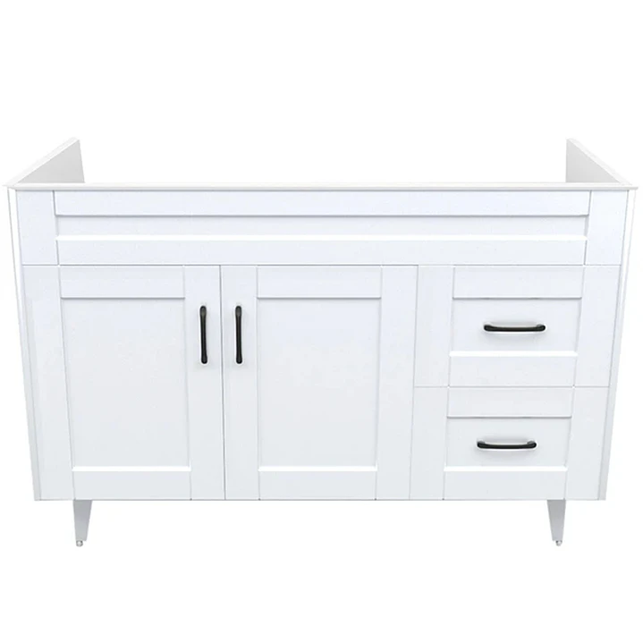 Mueble Vanitorio Base Sin Cubierta Málaga SM120SK Blanco (120x45x80cm) 1