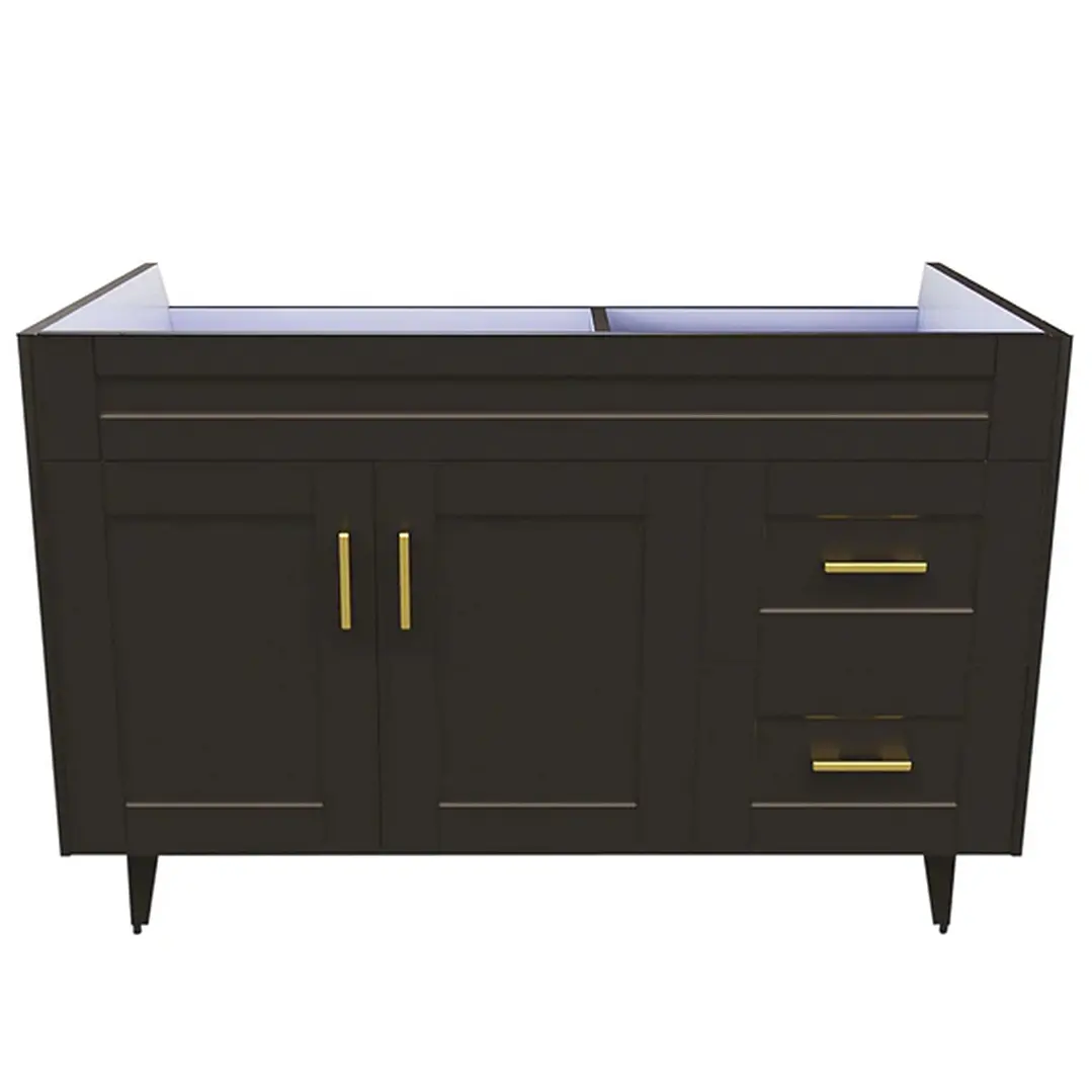 Mueble Vanitorio Base Sin Cubierta Málaga SM120SK Café (120x45x80cm) 1