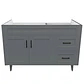 Mueble Vanitorio Base Sin Cubierta Málaga SM120SK Gris (120x45x80cm) - Miniatura 1