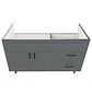 Mueble Vanitorio Base Sin Cubierta Málaga SM120SK Gris (120x45x80cm) - Miniatura 2