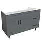 Mueble Vanitorio Base Sin Cubierta Málaga SM120SK Gris (120x45x80cm) - Miniatura 3