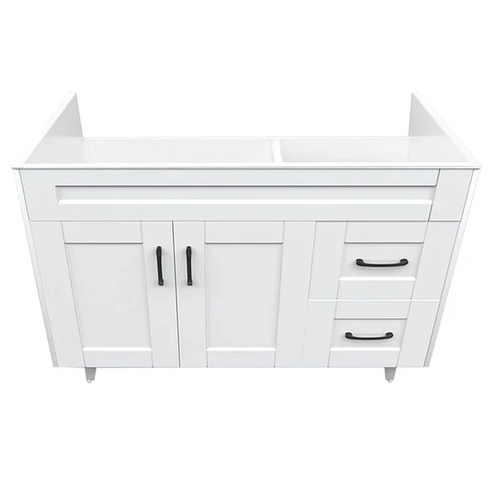 Mueble Vanitorio Base Sin Cubierta Málaga SM100SK Blanco (100x45x80cm) 2