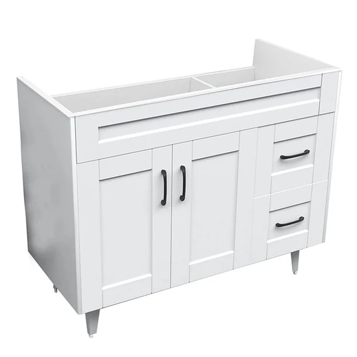 Mueble Vanitorio Base Sin Cubierta Málaga SM100SK Blanco (100x45x80cm) 3