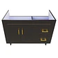 Mueble Vanitorio Base Sin Cubierta Málaga SM100SK Café (100x45x80cm) - Miniatura 2
