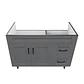 Mueble Vanitorio Base Sin Cubierta Málaga SM100SK Gris (100x45x80cm) - Miniatura 2