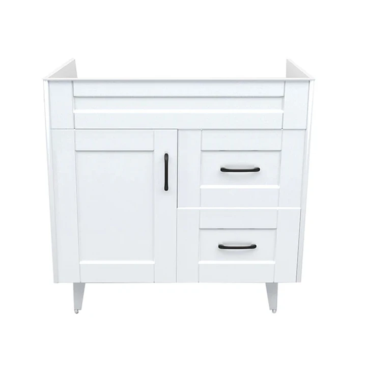 Mueble Vanitorio Base Sin Cubierta Málaga SM80SK Blanco (80x45x80cm) 1