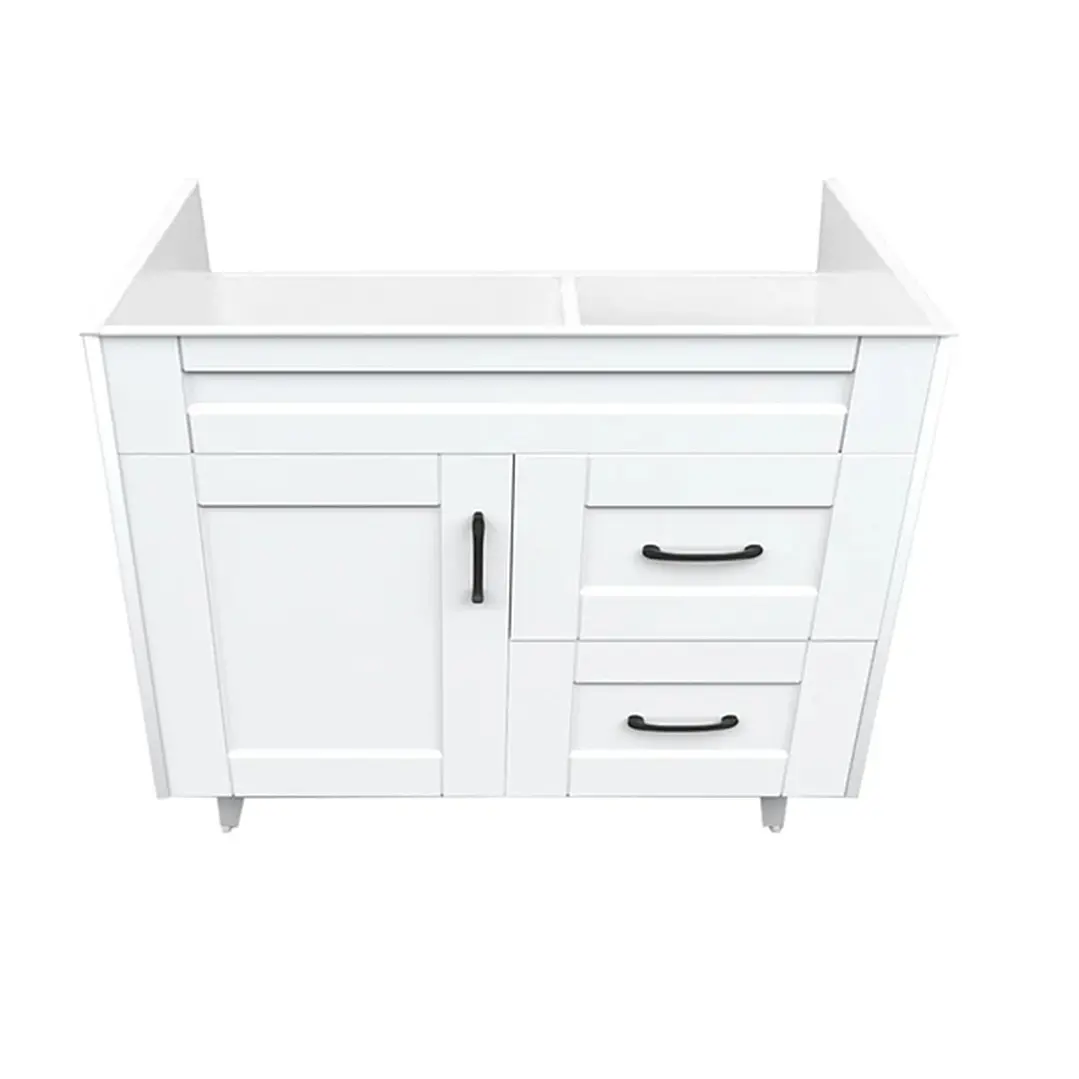 Mueble Vanitorio Base Sin Cubierta Málaga SM80SK Blanco (80x45x80cm) 2