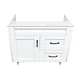Mueble Vanitorio Base Sin Cubierta Málaga SM80SK Blanco (80x45x80cm) - Miniatura 2