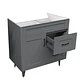 Mueble Vanitorio Base Sin Cubierta Málaga SM80SK Gris (80x45x80cm) - Miniatura 4