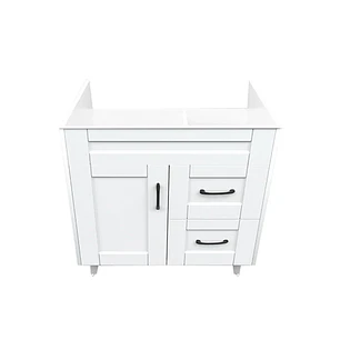 Mueble Vanitorio Base Sin Cubierta Málaga SM70SK Blanco (70x45x80cm)