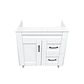 Mueble Vanitorio Base Sin Cubierta Málaga SM70SK Blanco (70x45x80cm) - Miniatura 2
