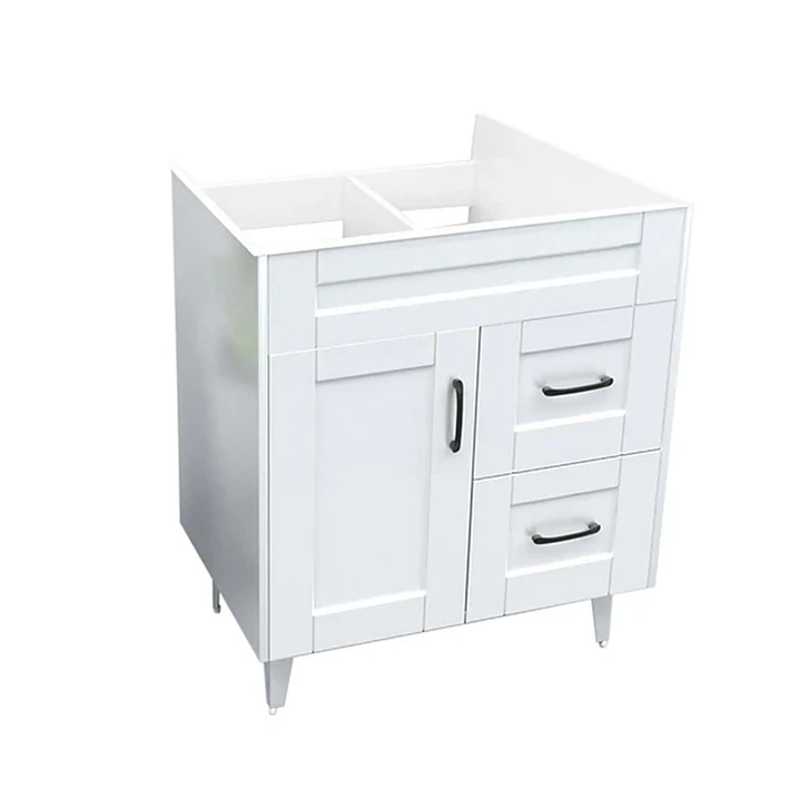 Mueble Vanitorio Base Sin Cubierta Málaga SM70SK Blanco (70x45x80cm) 3
