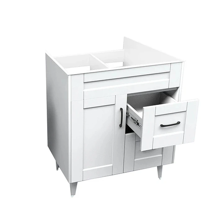 Mueble Vanitorio Base Sin Cubierta Málaga SM70SK Blanco (70x45x80cm) 4