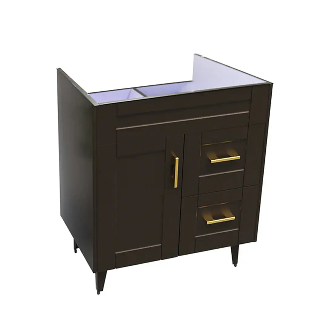 Mueble Vanitorio Base Sin Cubierta Málaga SM70SK Café (70x45x80cm) 3