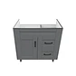 Mueble Vanitorio Base Sin Cubierta Málaga SM70SK Gris (70x45x80cm) - Miniatura 2