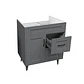 Mueble Vanitorio Base Sin Cubierta Málaga SM70SK Gris (70x45x80cm) - Miniatura 4