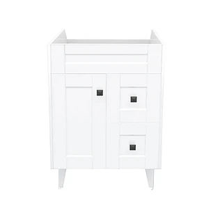 Mueble Vanitorio Base Sin Cubierta Málaga SMN60SK Blanco (60x45x80cm)