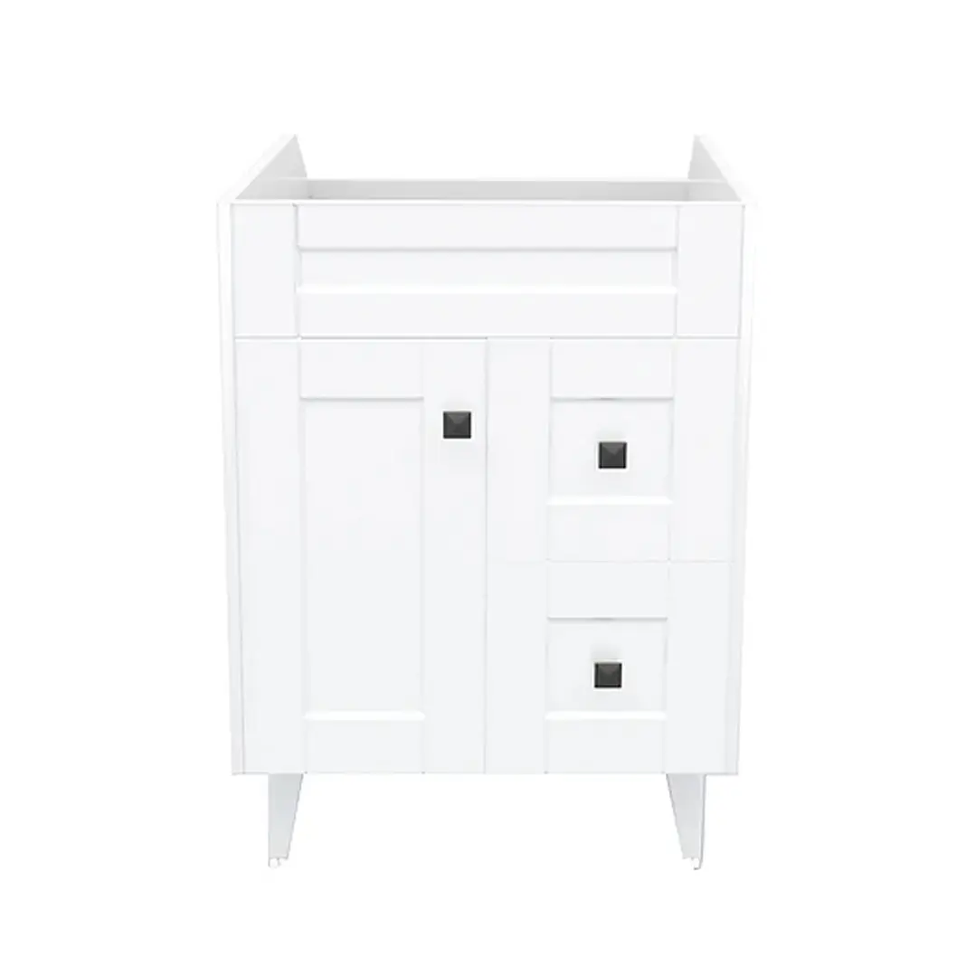 Mueble Vanitorio Base Sin Cubierta Málaga SMN60SK Blanco (60x45x80cm) 1