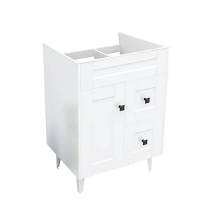 Mueble Vanitorio Base Sin Cubierta Málaga SMN60SK Blanco (60x45x80cm)