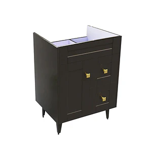 Mueble Vanitorio Base Sin Cubierta Málaga SMN60SK Café (60x45x80cm)