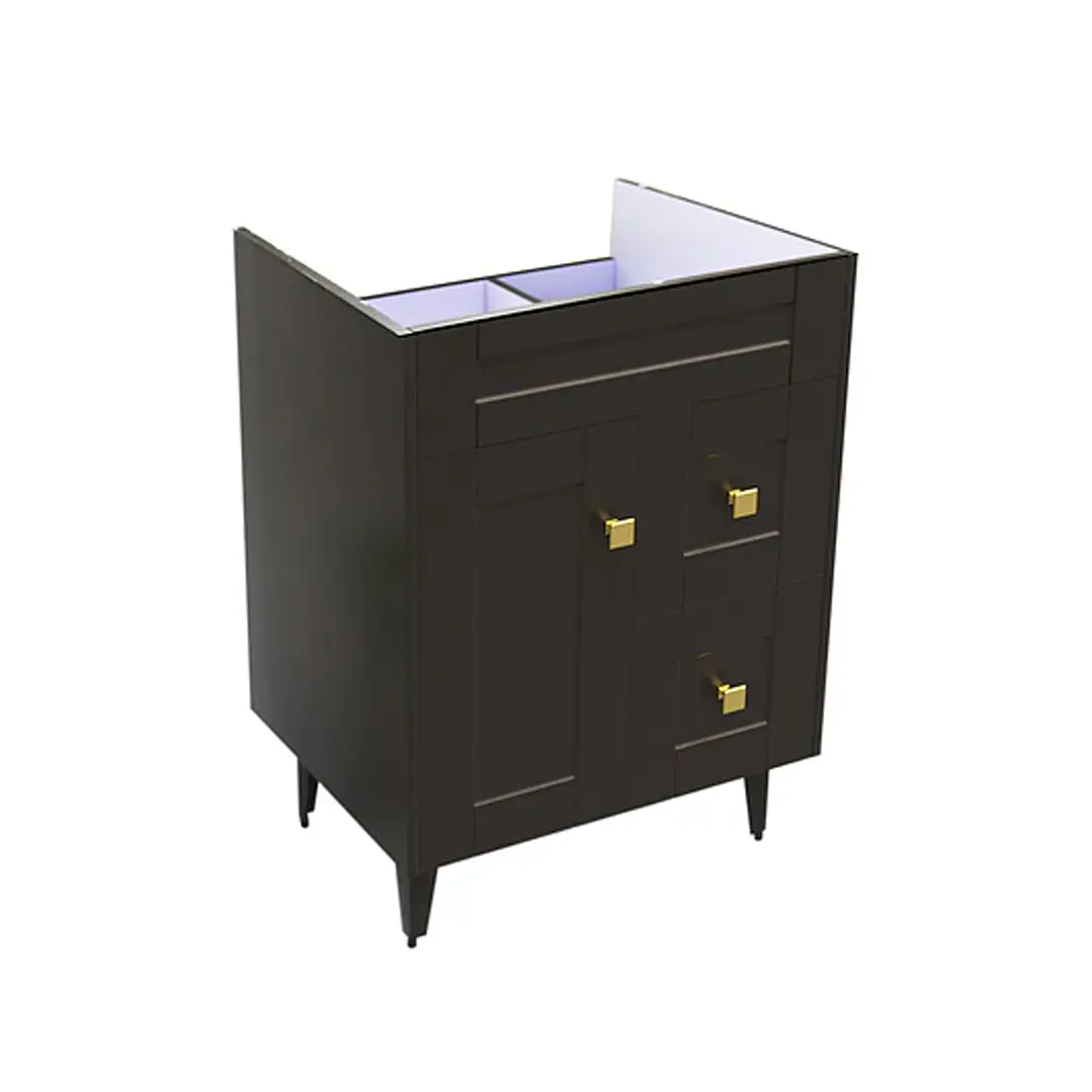 Mueble Vanitorio Base Sin Cubierta Málaga SMN60SK Café (60x45x80cm) 2