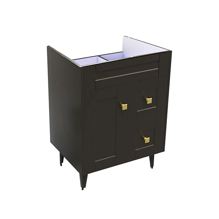 Mueble Vanitorio Base Sin Cubierta Málaga SMN60SK Café (60x45x80cm) 2