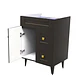 Mueble Vanitorio Base Sin Cubierta Málaga SMN60SK Café (60x45x80cm) - Miniatura 3