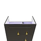 Mueble Vanitorio Base Sin Cubierta Málaga SMN60SK Café (60x45x80cm) - Miniatura 4