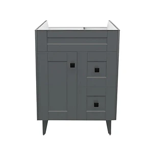 Mueble Vanitorio Base Sin Cubierta Málaga SMN60SK Gris (60x45x80cm)