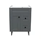 Mueble Vanitorio Base Sin Cubierta Málaga SMN60SK Gris (60x45x80cm) - Miniatura 1