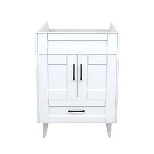 Mueble Vanitorio Base Sin Cubierta Málaga SMB60SK Blanco (60x45x80cm)