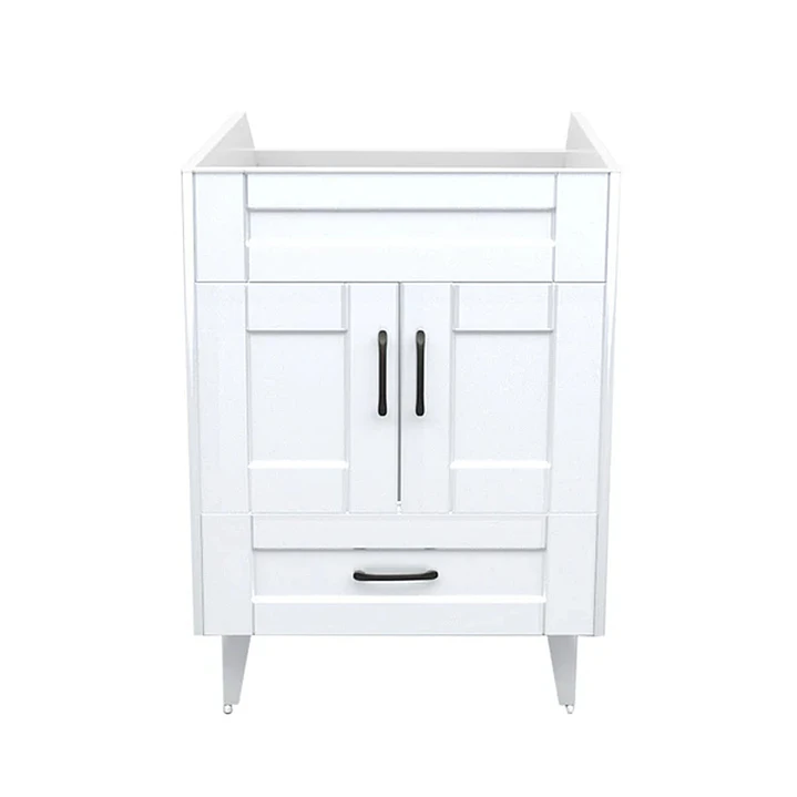 Mueble Vanitorio Base Sin Cubierta Málaga SMB60SK Blanco (60x45x80cm) 1