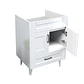 Mueble Vanitorio Base Sin Cubierta Málaga SMB60SK Blanco (60x45x80cm) - Miniatura 3
