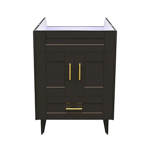 Mueble Vanitorio Base Sin Cubierta Málaga SMB60SK Café (60x45x80cm)