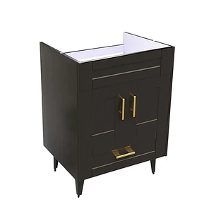 Mueble Vanitorio Base Sin Cubierta Málaga SMB60SK Café (60x45x80cm)