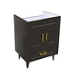 Mueble Vanitorio Base Sin Cubierta Málaga SMB60SK Café (60x45x80cm) - Miniatura 2