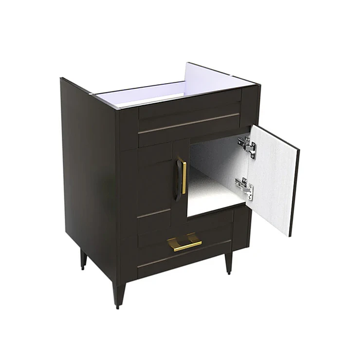 Mueble Vanitorio Base Sin Cubierta Málaga SMB60SK Café (60x45x80cm) 3