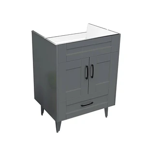Mueble Vanitorio Base Sin Cubierta Málaga SMB60SK Gris (60x45x80cm)