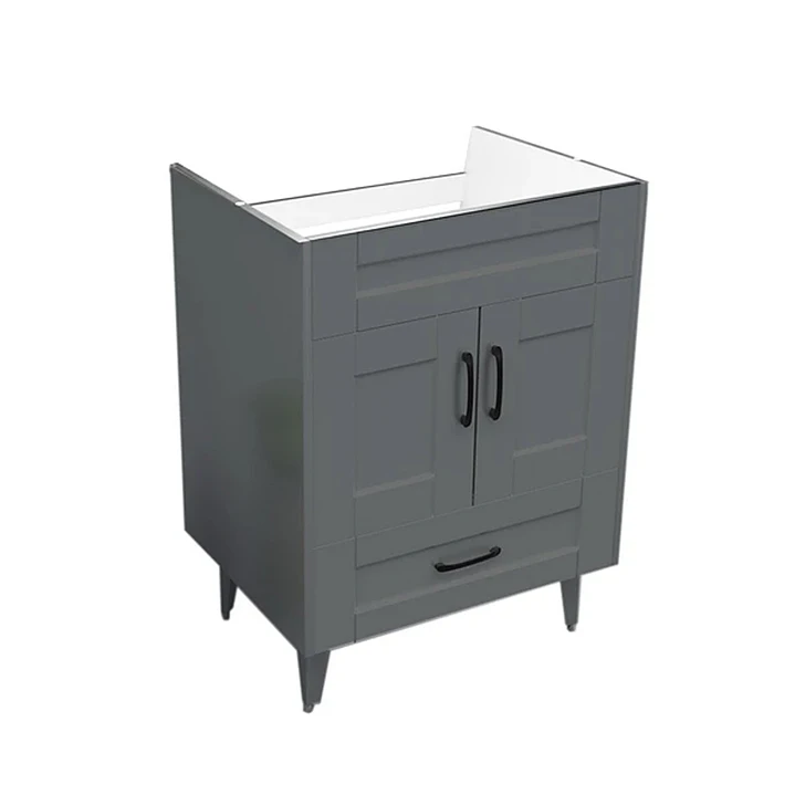 Mueble Vanitorio Base Sin Cubierta Málaga SMB60SK Gris (60x45x80cm) 2