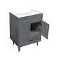 Mueble Vanitorio Base Sin Cubierta Málaga SMB60SK Gris (60x45x80cm) - Miniatura 3