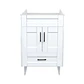 Mueble Vanitorio Base Sin Cubierta Málaga SM50SK Blanco (50x39x80cm) - Miniatura 1