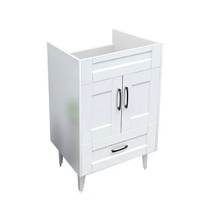 Mueble Vanitorio Base Sin Cubierta Málaga SM50SK Blanco (50x39x80cm)